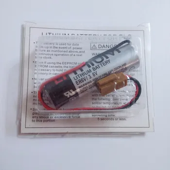 10PCS Izvirno Novo ER6V Baterija 3,6 V 2000mAh PLC LI-ION Baterije Z Rjavo Svečke Priključki Brezplačna Dostava