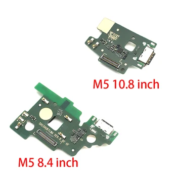 Original Nov Polnilnik USB Polnjenje Dock Priključek Flex Kabel Za Huawei MediaPad M5 8.4 palčni & 10.8 palčni USB Menjalec odbor