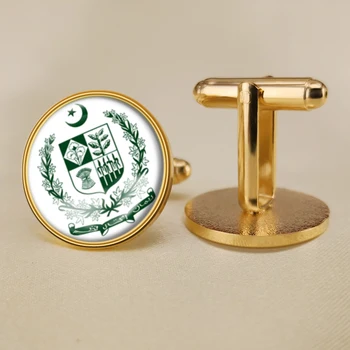 Grb Pakistan Pakistanski Zastavo Državni Grb zapestne gumbe,