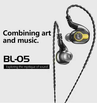 2020 BLON BL-05 BL05 BL03 Hi-fi Slušalke 10 mm Ogljikovih Prepone Dinamične Stereo Slušalka Kovinski Slušalke Snemljiv Slušalke bl05 13094