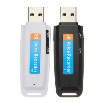Mini U-Disk, Digital o Diktafon USB 3.0 Flash Diski Največjo Podporo 32GB Pomnilniško Kartico 13133