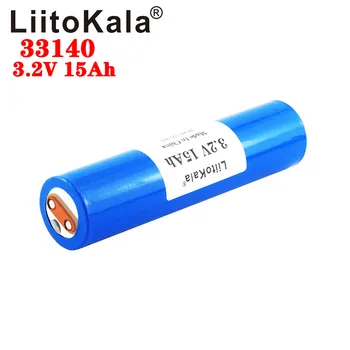 LiitoKala 33140 3.2 v 15Ah lifepo4 litijeve baterije 3.2 V Celice za diy 12v 24v e kolo e-scooter power tools Baterije