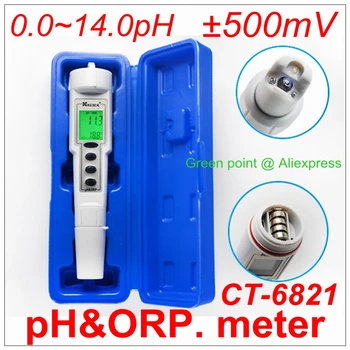CT-6821 Pero Nepremočljiva pH&ORP digitalni Merilnik Ph meter žep prenosni PH & OPR vrednost merjenja in upravljanja instrument