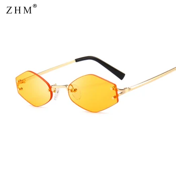2020 Moda Poligon Borderless sončna Očala Ženske Retro Okvir sončna Očala Moške blagovne Znamke sončna Očala Oculos De Sol Feminino UV400 134286