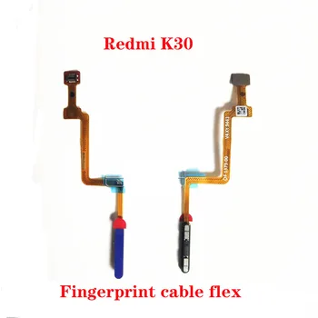 Dotaknite ID Prstnih Senzor optični bralnik Vrnitev Domov Tipka Meni Tipka Flex Kabel Trak za Xiaomi Redmi K30