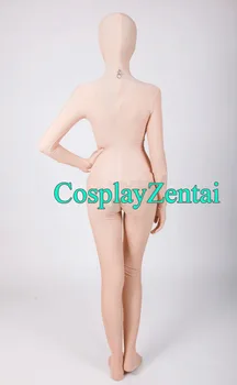 Najnovejši Meso Visoke Kakovosti Spandex Zentai Bodysuits Halloween kostume, Vroče Prodaje ping Zentai