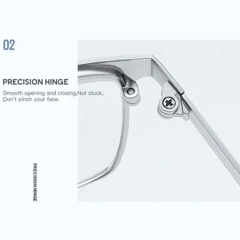 Stilsko in Udobno Zlitine Okvir Očal Anti-Blue Ray Anti-Utrujenost Obravnavi Očala Polni Platišča Očala Unisex Novo Prihoda 138089