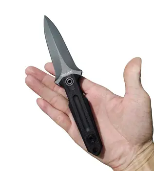 Taktično Nož Fiksno Rezilo - Bodalo Naravnost Nož za Preživetje, Noži Dvojni Robovi - Jekla 440C 59HRC G10 Ročaj