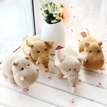 Candice guo! Super srčkan plišastih igrač lep hippo slona majhen polnjene lutka dekoracijo otroci ustvarjalni rojstni dan Božično darilo 1pc 14173