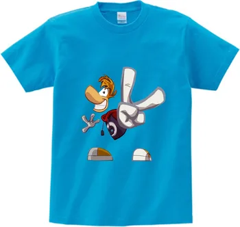 Fantje in Dekleta, Risanka T shirt Rayman Legends Avanture Igre Natisni T-shirt otrok Smešno Oblačila Otroci Multi-barvni t shirt NN 142050