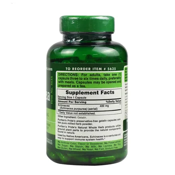 Brezplačna dostava Echinacea 400 mg podpira imunski sistem, zdravje 200 kos 14216