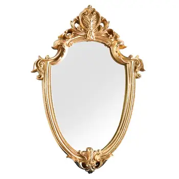 Odlično Ličila Ogledalo, ki Visi Ogledalo Letnik Kopalnica Ogledalo Darila za Ženske Lady (Velikost S)