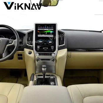 Vertikalni Zaslon Android Avto Radio za Toyota Land Cruiser LC200 2016-2019 Auto Audio Stereo Multimedijski Predvajalnik, GPS, Vodja Enote