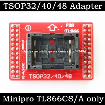 Original Adapterji TSOP32 TSOP40 TSOP48 adapter vtičnice samo za MiniPro TL866 TL866A TL866CS TL866ii Plus Univerzalen Programer 142512