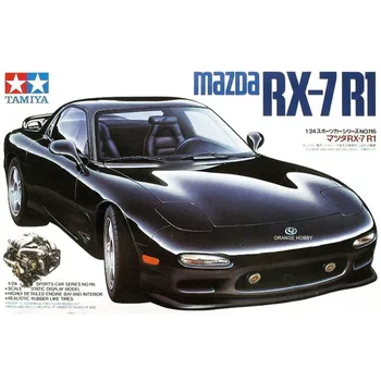 1/24 Mazda RX-7 Sestavljanje Modela Avtomobila z Motorjem, Notranja Struktura, Obseg Modela Avtomobila Stavbe DIY Tamiya 24116