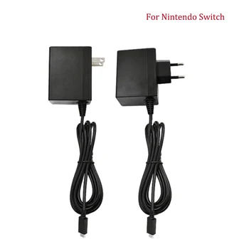 EU/ZDA Plug 5V2.4A Polnilec Za Nintendo Stikalo NS Igralno Konzolo 100-240V USB Tip C Napajalni Adapter
