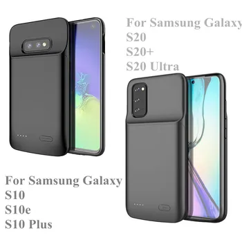 Polnilec za baterije Ohišje Za Samsung Galaxy S20 S20+ S20 Ultra S10 S10E S10 Plus Powerbank Polnjenje Primeru Pomožno Baterijo Primeru
