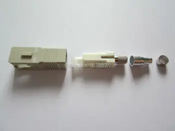 100 kozarcev/veliko 3,0 mm SC/UPC poljski Multimode Simplex svjetlovodni Priključek s Cirkonij Ferrule