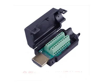 1Pcs NOV vmesnik HDMI signali, Terminalski Zlom Plastični Pokrov DIY