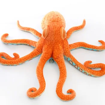 55 cm Nov Velikan Simulirani hobotnica Plišaste Igrače Visoke Kakovosti veren Polnjene Morskih Živali Lutka Plišastih igrač za Otroke Fant Darilo M128 1459