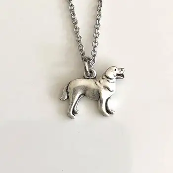 Vintage Zlati Prinašalec Psa, ogrlico, Obesek za ženske Prinašalec pes nakit trendy Pet ogrlica Darilo 145927