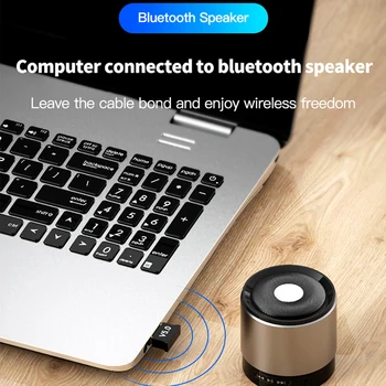 USB Bluetooth 5.0 Adapter Oddajnik Sprejemnik Zvoka Bluetooth Dongle Brezžični USB Adapter za Računalnik Prenosni RAČUNALNIK Miške