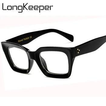 Dolgo Rejec Moški Ženske Kvadratnih Oči PC Očala Okvirji Unisex Optičnih Očal PC Očala Moških Računalnik Jasno Len Eyewears #AM6885