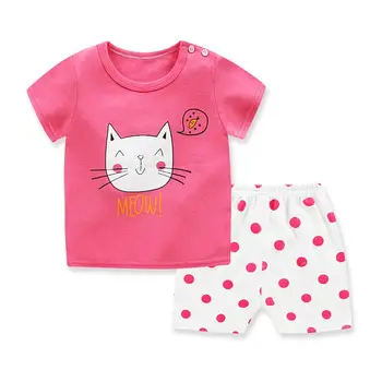 ZWF711 vroče prodaje Baby boy oblačila dobre kakovosti poletje otroci oblačila določa t-majica+hlače obleko Tiskanih Obleke novorojenčka šport obleke