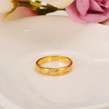 Bangrui kristalno obroči za ženske kovinskih kristalov nosorogovo zlati prstan sodišče slog luksuzni cinkove zlitine prst prstan dragulji, poročno darilo