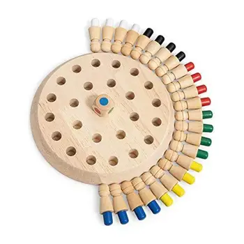 Otroci Lesene Pomnilnik Matchstick Igra Šah Blok Igre Izobraževalne Barve Spoznavnih Sposobnosti Igrača Za Otroke, Notranji Igre 150689