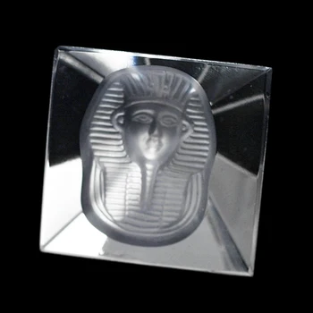 Srečen, Energetsko Celjenje Majhnih Feng Shui Egipt Egiptovski Obliko Jasno, Kristalno Piramido Ornament Reiki Zdravljenje Čakre Amulet Doma Dekor 151467