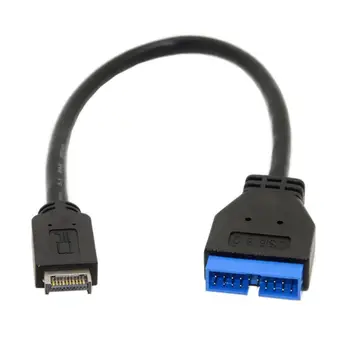 USB 3.1 Tip-C Mini 20 Pin Prednji Panel Header Za USB 3.0 Standard 19/20Pin Glava Podaljšek 20 cm Za Asus matična plošča 151825