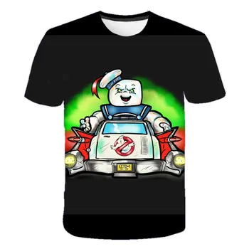 2020 Poletje za Otroke Ghostbusters Film Poliester 3D Natisnjeni T-shirt Priložnostne Kratek Sleeve Majica s kratkimi rokavi Boys Ghostbusters T-shirt 154842