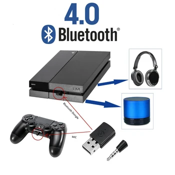 Mini USB Adapter Bluetooth V4.0 +EDR in Dvojni Način Brezžične Bluetooth Dongle 4.0 Oddajnik za PS4 Bluetooth Slušalke