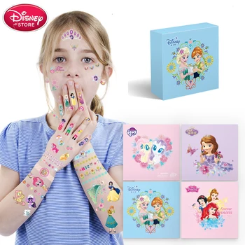 Disney Princesa Nalepke za Otrok Otroka Otroci Tattoo Nalepke za Nohte Disney Zamrznjene Ana Elsa Nalepke Igrače Božično Darilo za Rojstni dan 155068