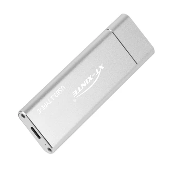 Ohišje HDD USB 3.1 na M. 2 za NGFF SSD Trdi Disk v Polje Adapter Primeru Tip C/USB Tip-C Kabel za 2230-2280 m2 SATA SSD 156784