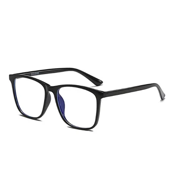 Super Lahka TR90 Očala Okvir Unisex Očala Računalnik Veliki Kvadratni Očala -1 -1.5 -2 Do -6.0 Branje +50 +100 +150 +200