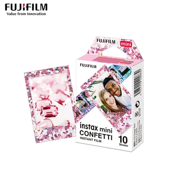 2019 NOVO Fujifilm Instax Mini Film Instax Mini 8 9 Konfeti Design Film Fuji Mini 7s 25 26 70 90 Instant Fotoaparat SP-1 SP-2