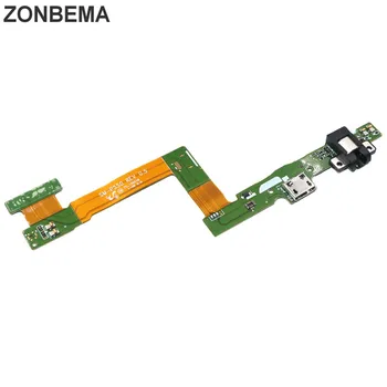 ZONBEMA 10pcs Original USB Dock priključek za Polnilnik Priključek za Polnjenje Vrata Flex Kabel Trak Za Samsung Galaxy Tab Je 9,7 P550 P555