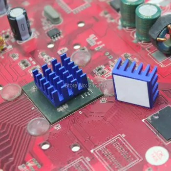 40pcs/set Gdstime Modra Računalnik RAM DDR za Xbox360 Pomnilnik Ponora Toplote za Hlajenje Hladilnik Heatsinks 15 x 15 x 8 mm