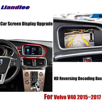 Avto Spredaj Pogled od Zadaj Vzvratno Parkiranje Kamera Za Volvo V40 2016 2017 2018 2019 2020 7 Palčni Zaslon Full HD Dekoder Dodatki