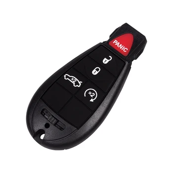 VDIAGTOOL 4+1 Panike 5 Gumbi Smart Remote Avto ključ Lupini za Jeep Fobik za Chrysler s Rezilo brez ID46 Elektronski Čip 16135
