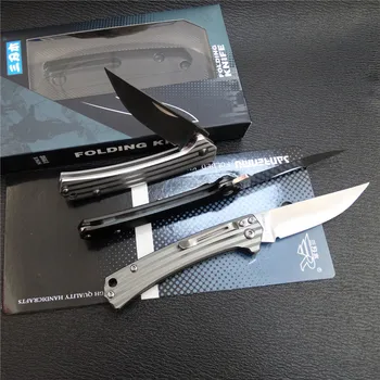 Sanrenmu 7112 Folding Nož za Sadje Nož za Kampiranje na Prostem, Potovanja in Preživetje