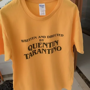 Kuakuayu HJN Tees Moda Napisal in režiral Quentin Tarantino Majica Plus Velikost Tiskanja Ženske Tshirt Smešno Majica s kratkimi rokavi 161858