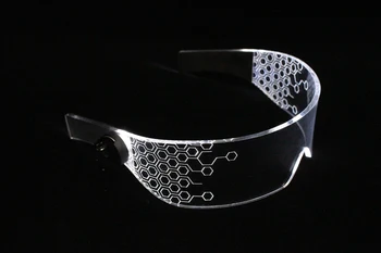 Prihodnje tehnologije Osvetljeni očala, bar, nočni klub stopnji uspešnosti gogo lumious party očala Cosplay 16267