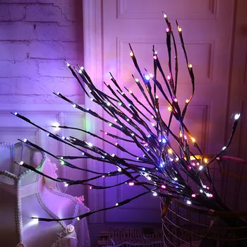 Božič 20 Svetlobe Simulacije Drevo, Veja Svetlobe, Božični Okraski za Dom, Božični Okraski Novo Leto Dekor Natalne