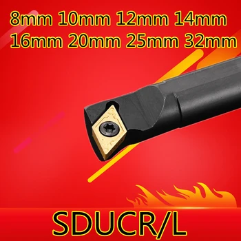 1PCS S08K-SDUCR07 S10K-SDUCR07 S12M-SDUCR07 S16Q-SDUCR11 S20R-SDUCR11 S25S-SDUCR11 S32T-SDUCR11 8 mm-32mm CNC Struženje orodje
