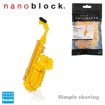 NBC106 Nanoblock Saksofon [Mini Zbirka Serije] 120pcs Starosti 12+ 163919