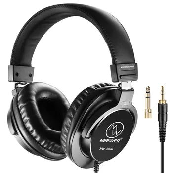 Neewer SZ-3000 Zaprta Studio Slušalke 10Hz-26kHz Dinamične Slušalke 3 metrov Kabel 3,5 mm+6,5 mm, Svečke Za Snemanje Glasbe 16399