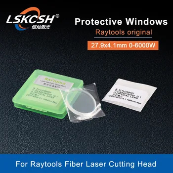 LSKCSH 20pcs/veliko Raytools Objektiv Zaščitno steklo/ zaščitno windows originalni 27.9*4.1 mm Za Raytools lasersko glavo BT240 BM110